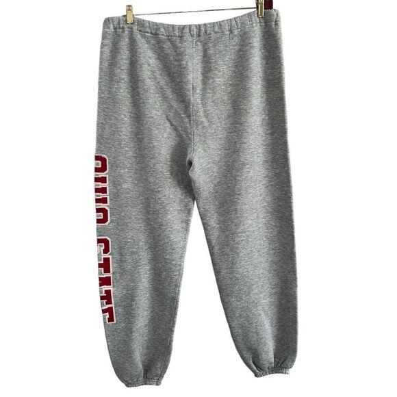 Bike Vintage Ohio State Buckeyes Spell Out Jogger Sweatpants Baggy Made USA Sz L - Picture 1 of 10